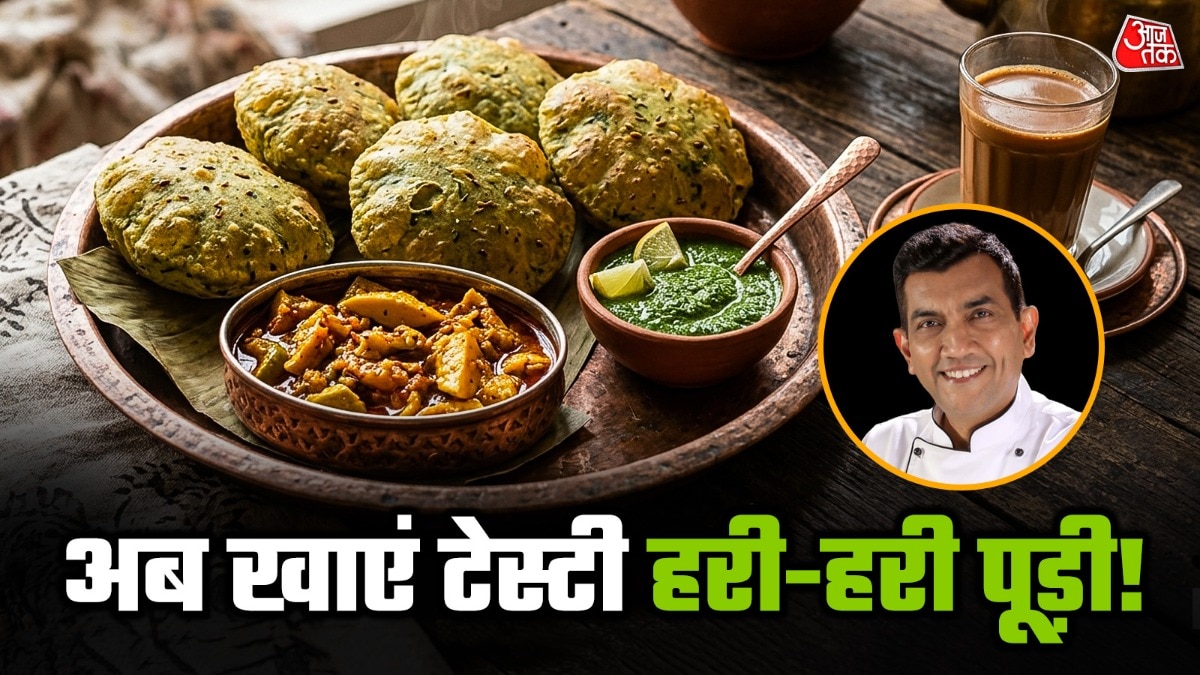 Chef shares simple recipe for nutritious moong dal and spinach pooris