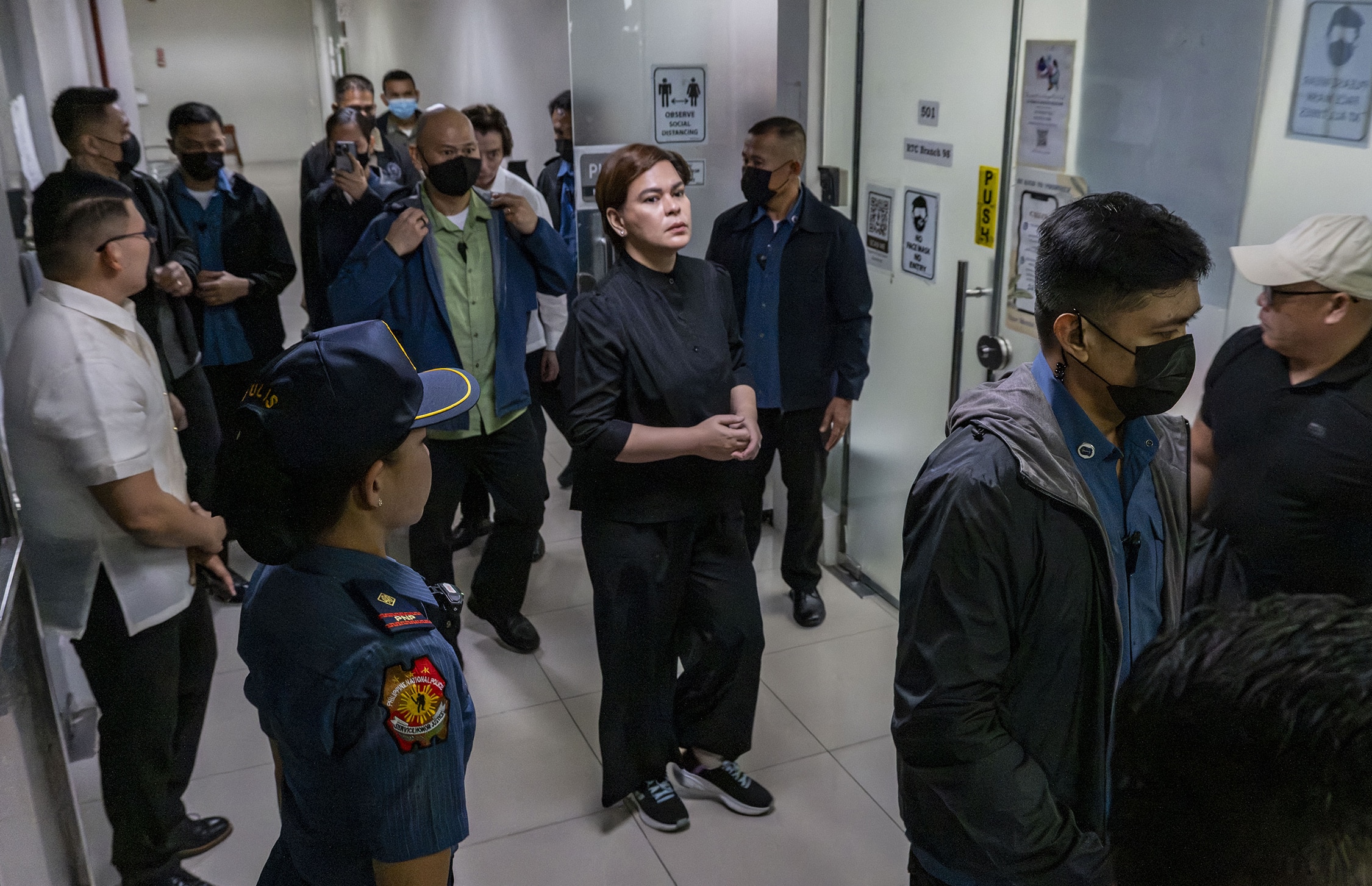 Malacañang denies involvement in Duterte's courthouse reception