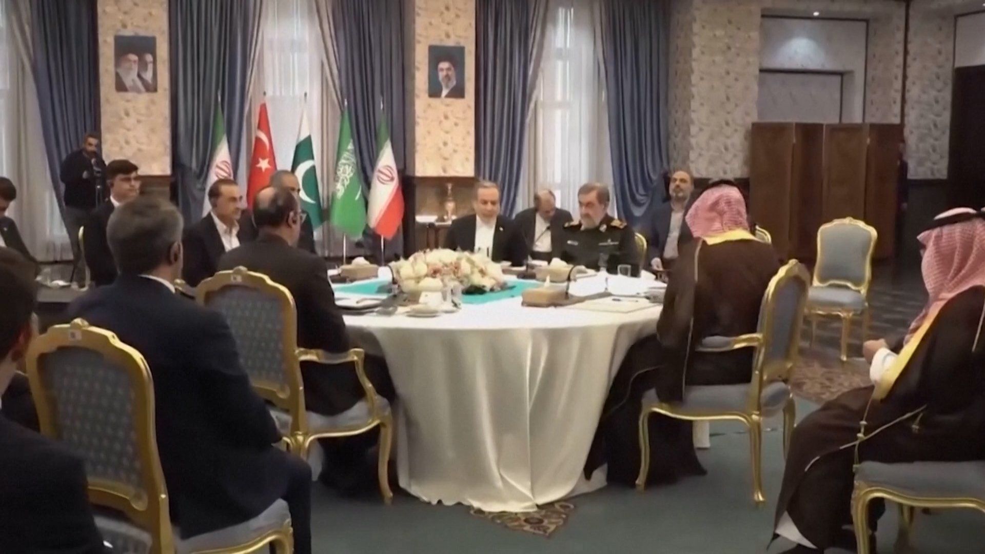 International delegations gather in Tehran for regional security discussions