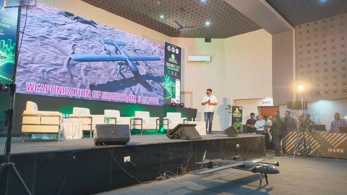 बेलगाउम टेक सम्मेलन में स्वदेशी ड्रोन और माइक्रोचिप का प्रदर्शन