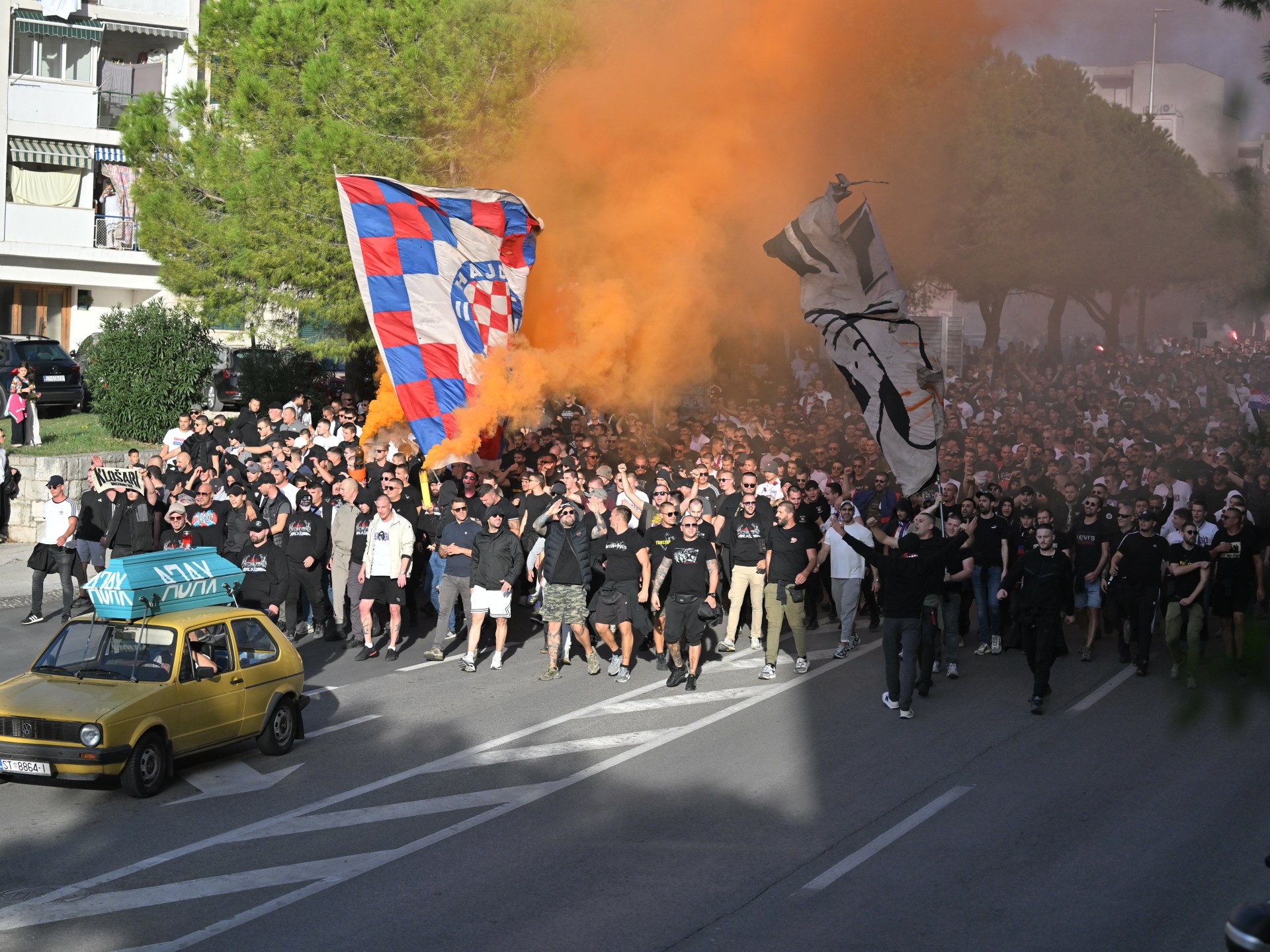 Croatian Football Fans Arrested Over Pro-Nazi Chants at UEFA Match
