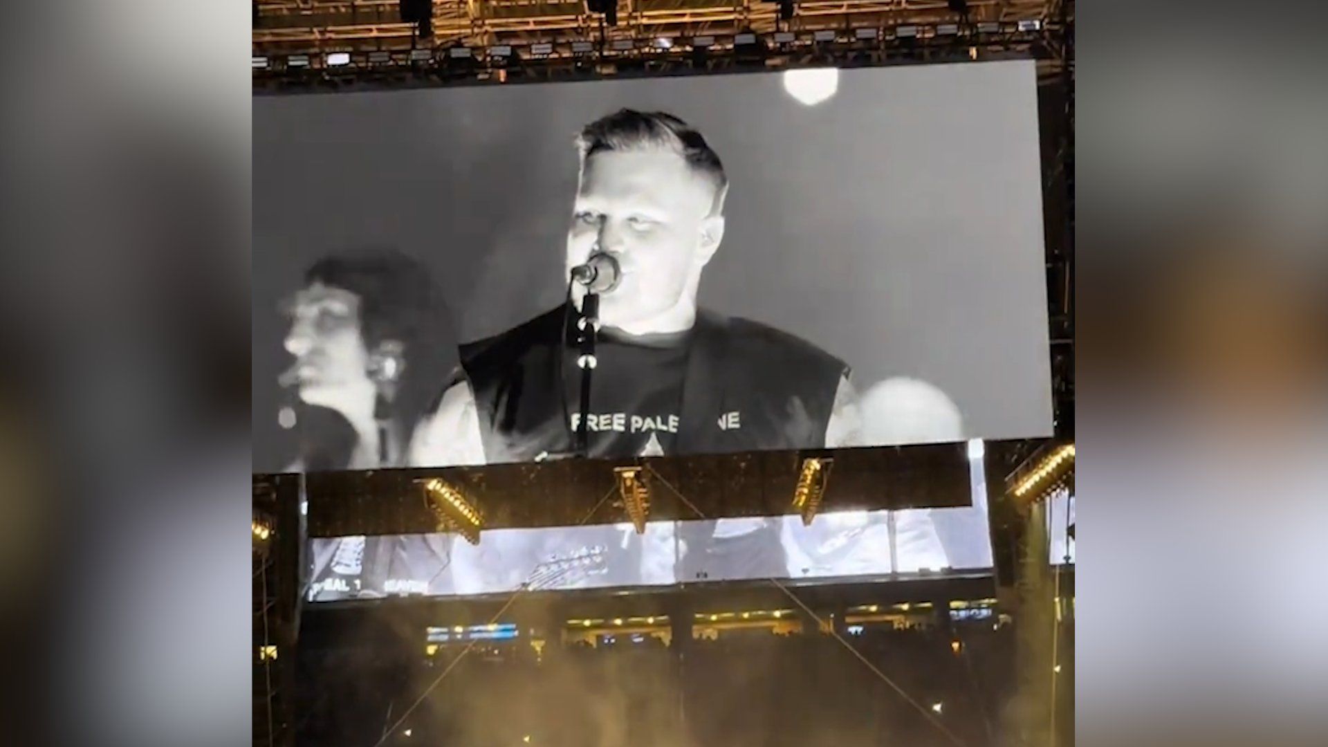 Country Singer Zach Bryan Displays Palestine Support Message at Concert