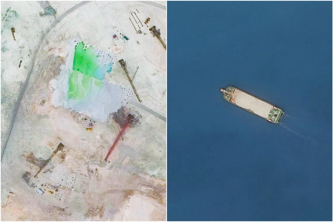 China accelerates construction work on Antelope Reef, satellite imagery shows