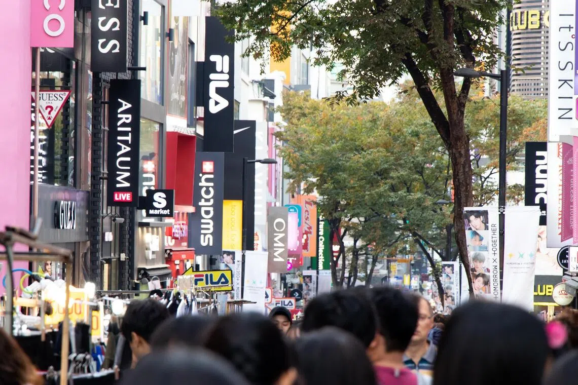 Seoul's Myeong-dong maintains dominance in South Korea's retail tourism