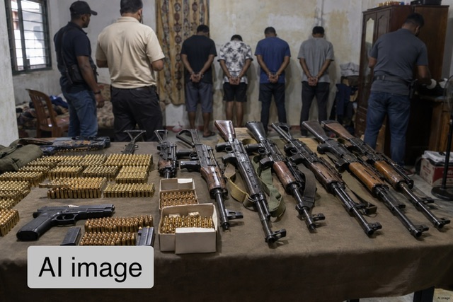 Four held in Kolonnawa firearms seizure operation