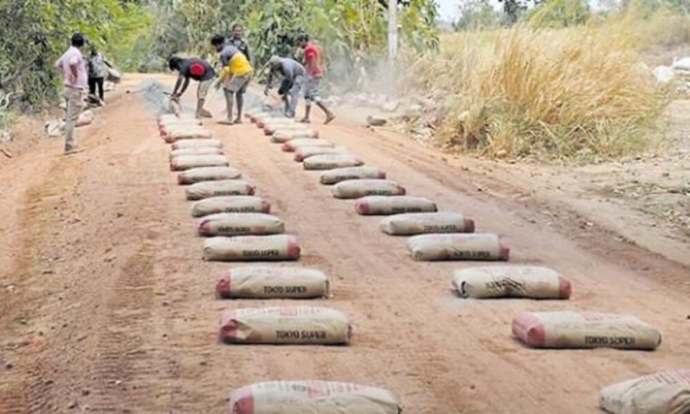 Cement stabilisation technique piloted for rural road construction