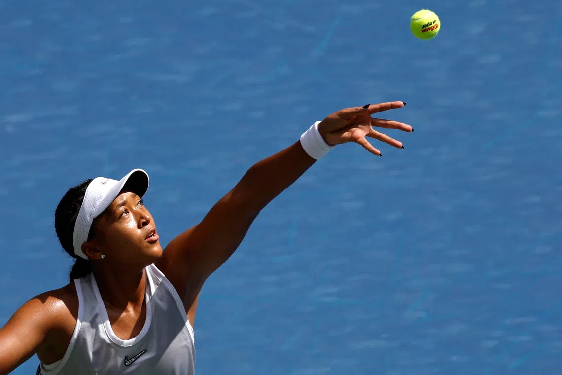 Osaka battles past Siniakova to advance at US Open