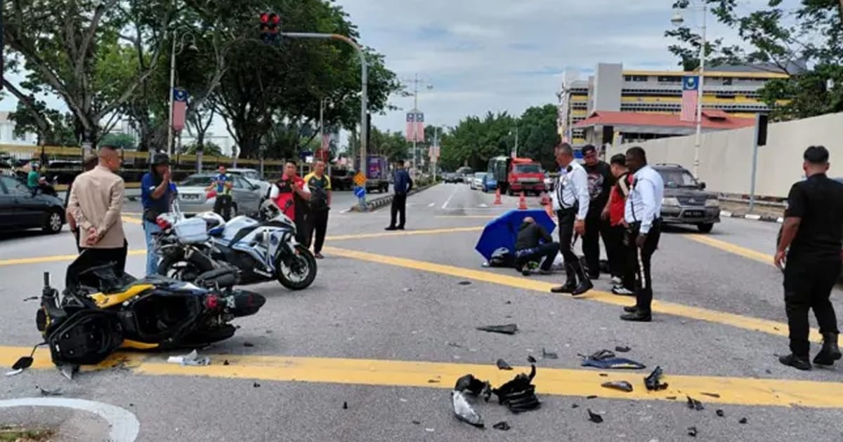 Anggota polis cedera serius selepas dipangsa kenderaan pemandu yang lari