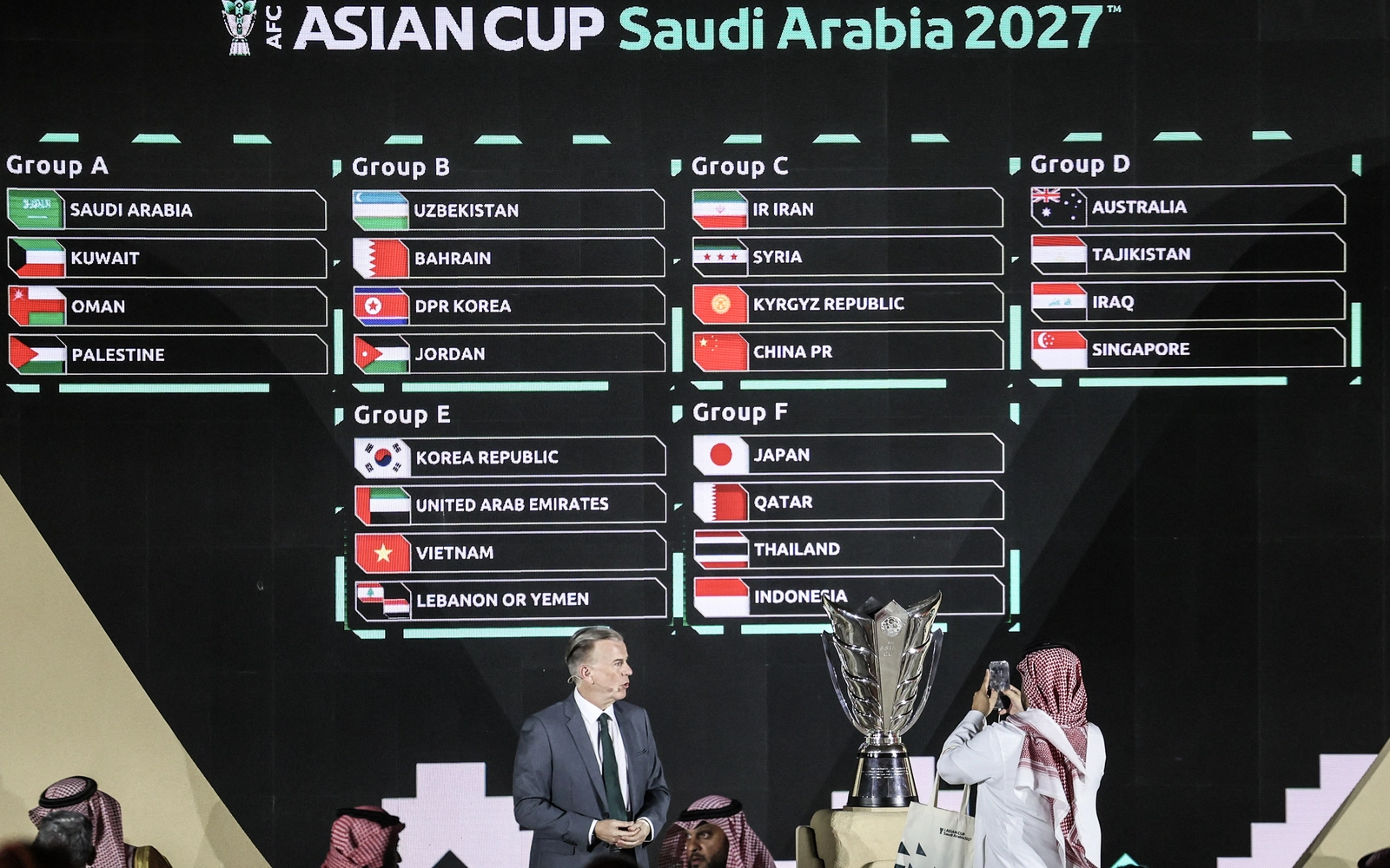 Arab Saudi tuan rumah Piala Asia 2027, buka dengan lawan Palestin
