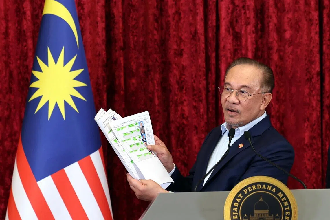 Malaysian King has sole authority over pardons, PM Anwar confirms