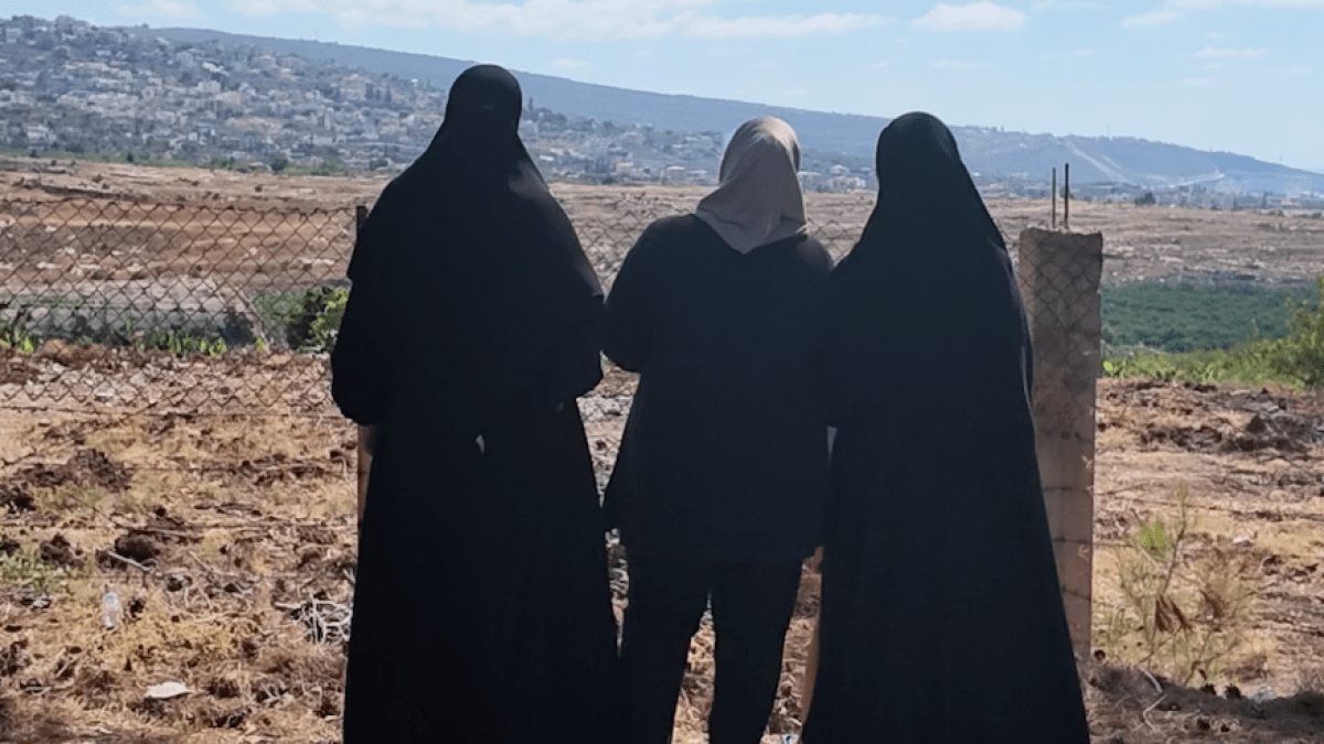 Displaced Lebanese watch Israeli operations in southern border zones