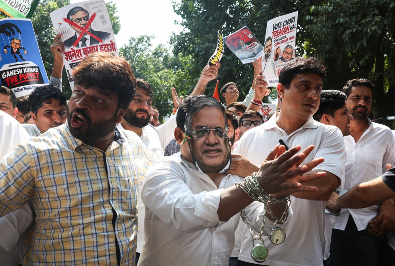 Youth-led Indian party joins calls for election chief's resignation
