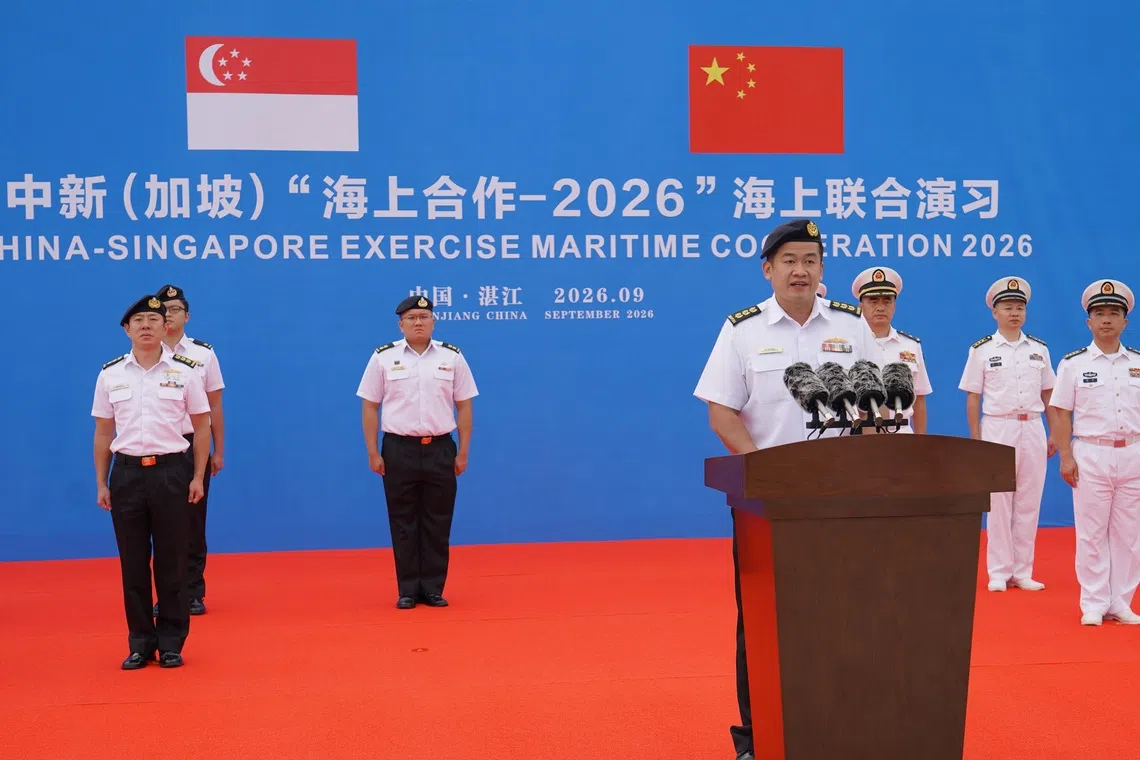 Singapore Navy launches fifth bilateral exercise with Chinese fleet