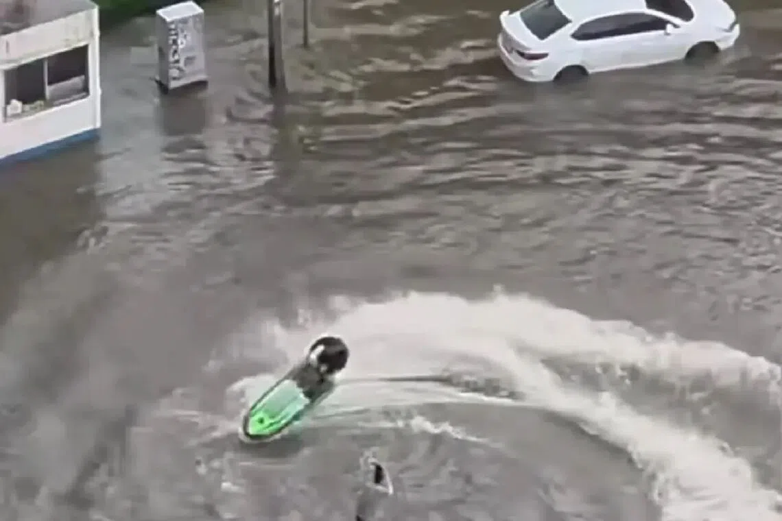 Bangkok jet ski rider to face court over flood-related incident