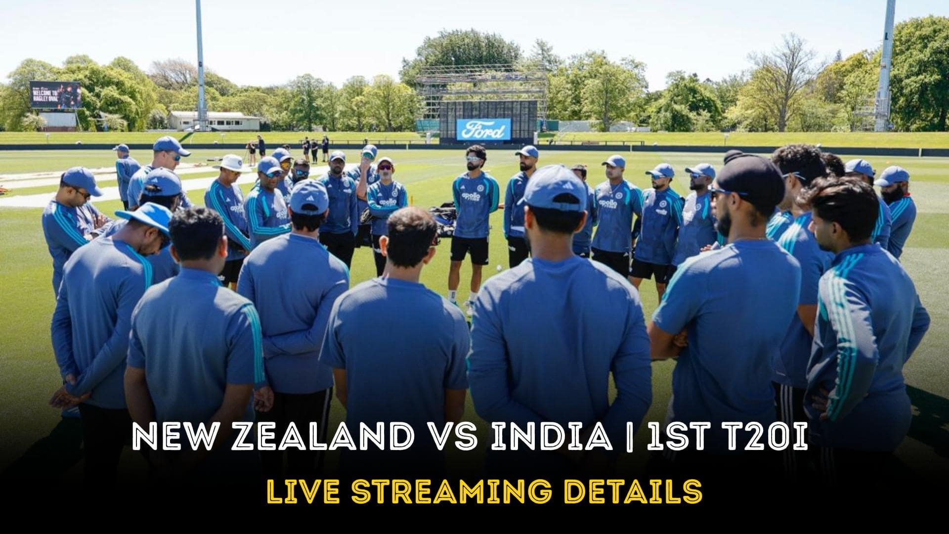 India takes on New Zealand in opening T20I encounter Thursday