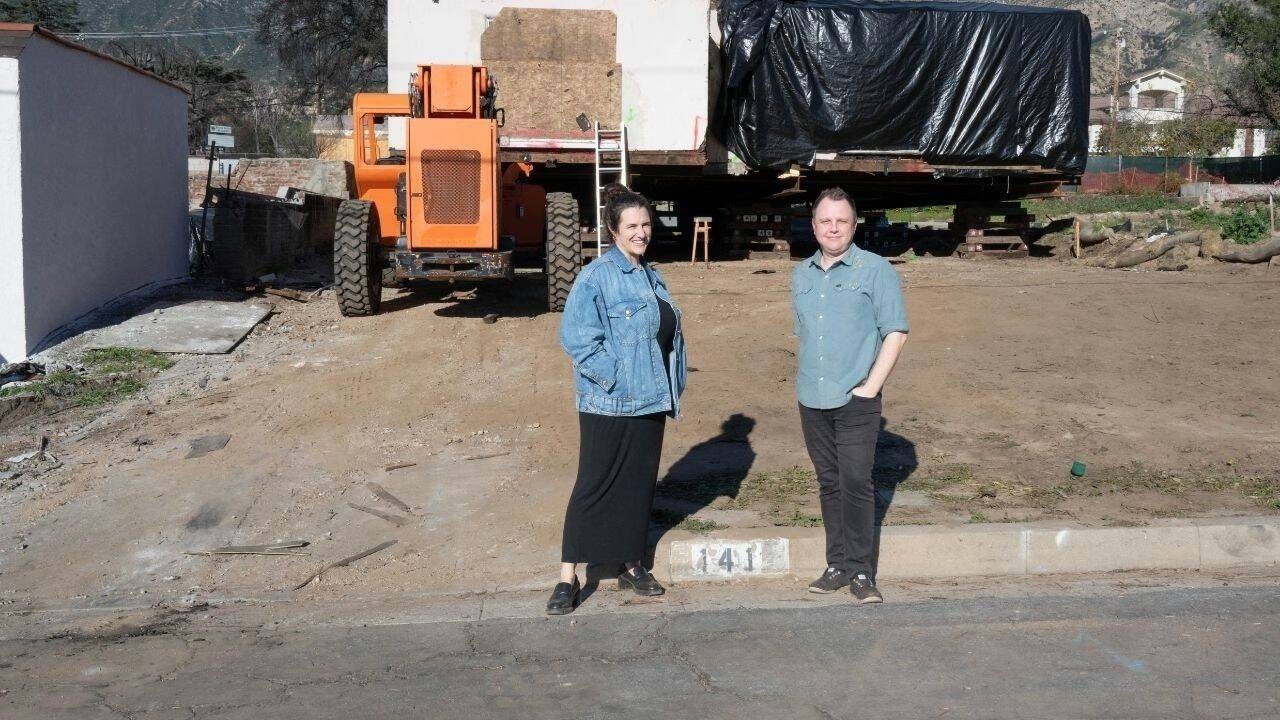 California family relocates historic $1 home to fire-ravaged property