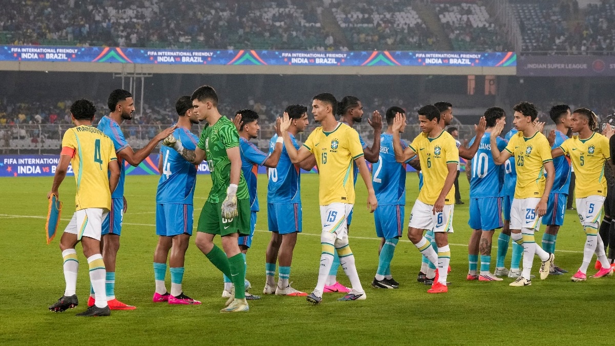 भारतीय फुटबॉल टीम को घर पर ब्राजील से भारी हार, 4-0 से पराजित