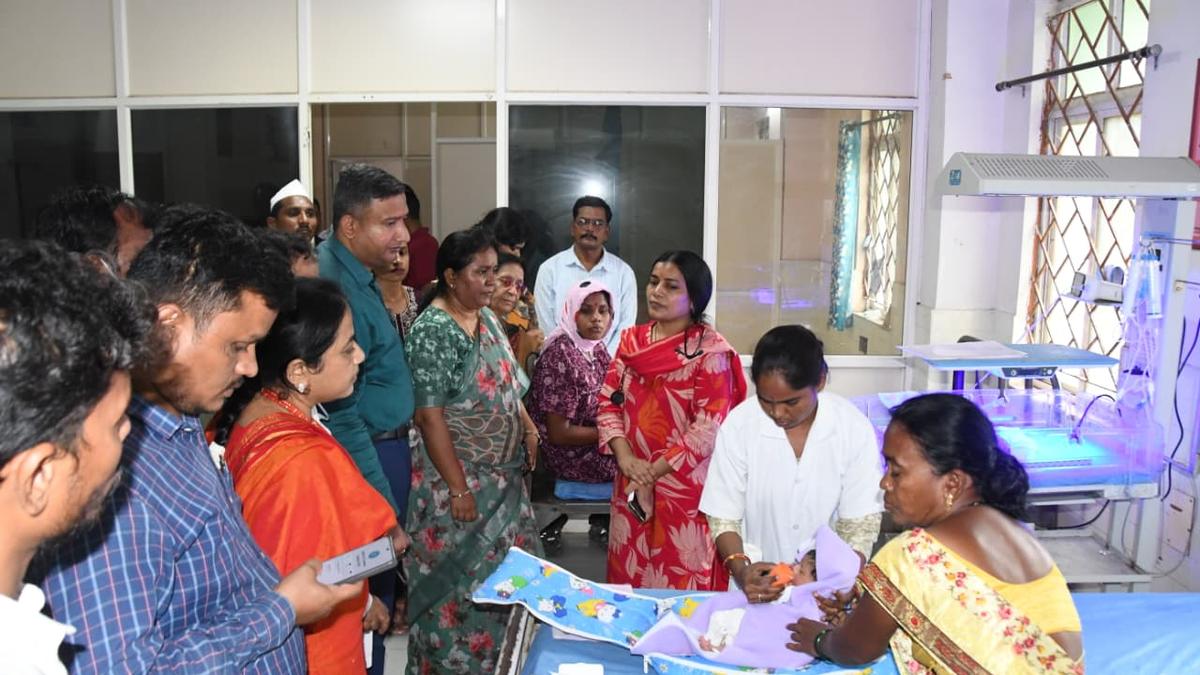 Eight infants rescued from RIMS Adilabad fire receive treatment