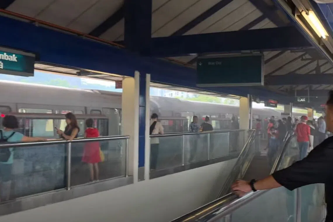 MRT train evacuated at Bukit Gombak after smoke incident