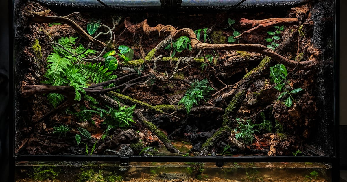 Studio Tempatan Reptivarium Ciptakan Dunia Miniatur Alam Semula Jadi di Sebalik Kaca