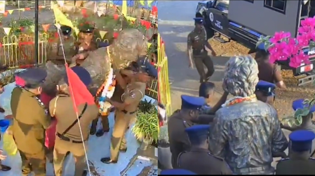 Sri Lankan police remove Thileepan statue from Jaffna memorial site