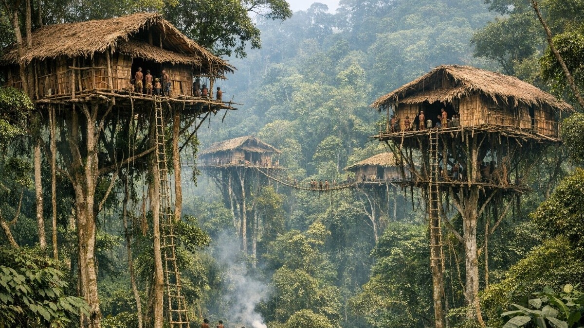 Tree-dwelling communities maintain ancient lifestyle in Southeast Asia