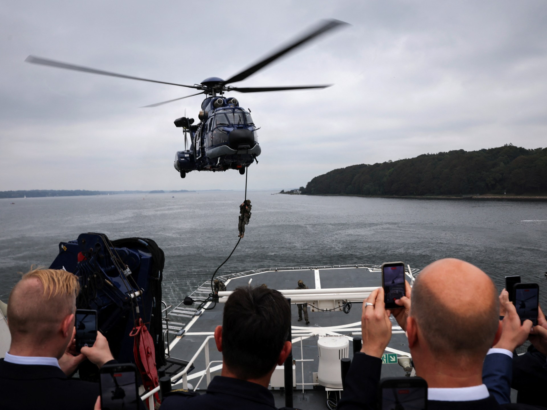 Russia accuses Denmark after Baltic Sea incident involving warship and helicopter