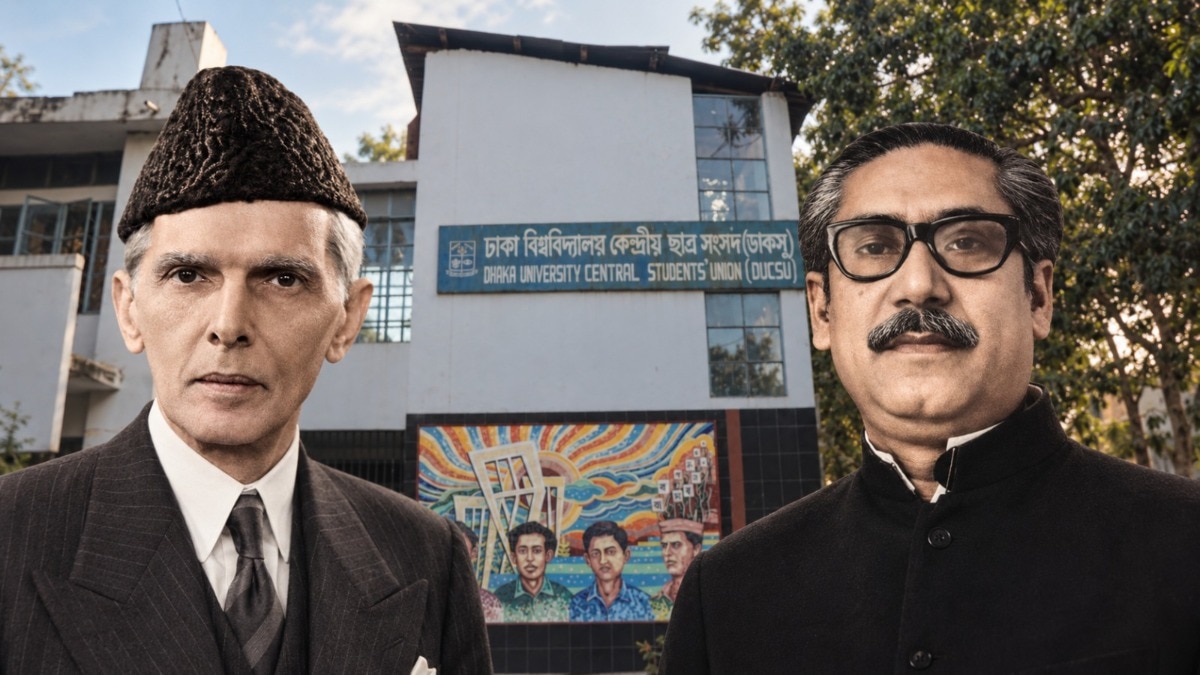 Dhaka University removes Mujib portraits, replaces with Jinnah images