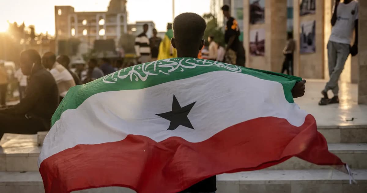 Ratusan berkumpul di Somaliland merespons kenyataan Trump tentang negara