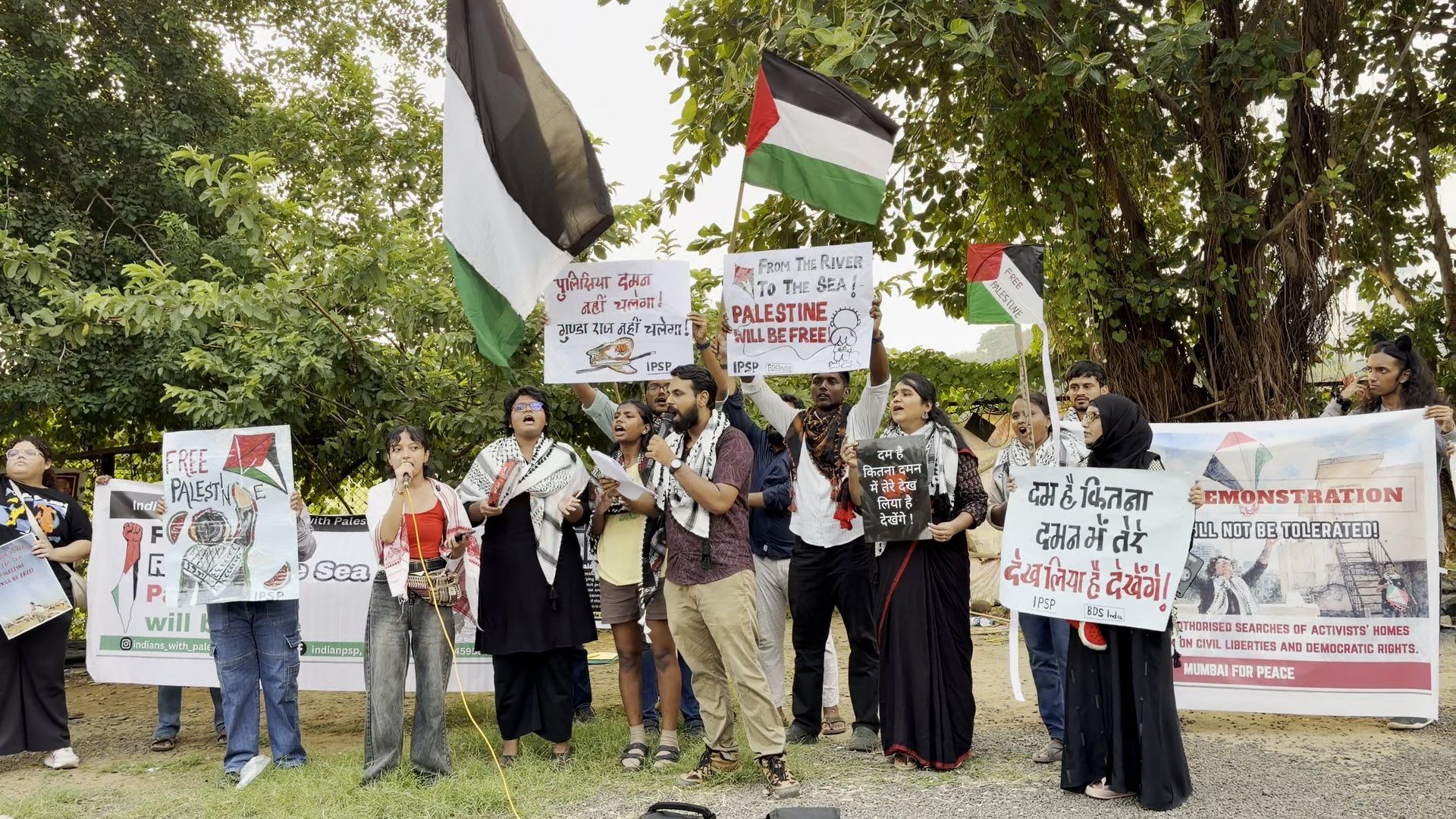 Indian police raid sparks outcry from pro-Palestinian activists in Mumbai