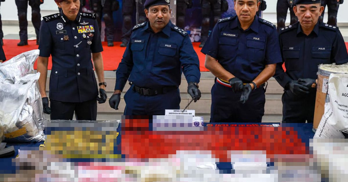 Operasi Besar-besaran Lembah Klang Sita Dadah Bernilai RM35 Juta
