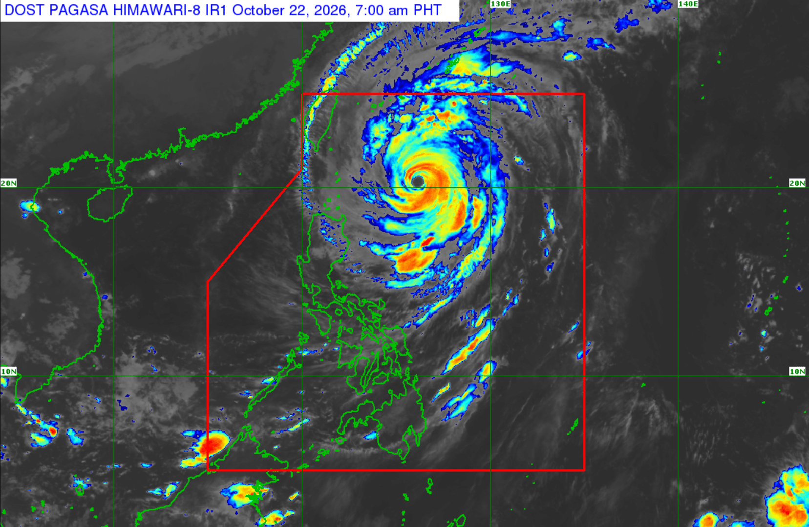 Typhoon Rosal keeps Signal No. 2 hoisted over Batanes, Babuyan Islands