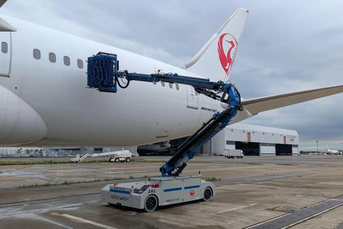 Japan Airlines deploys robot to automate aircraft cleaning operations