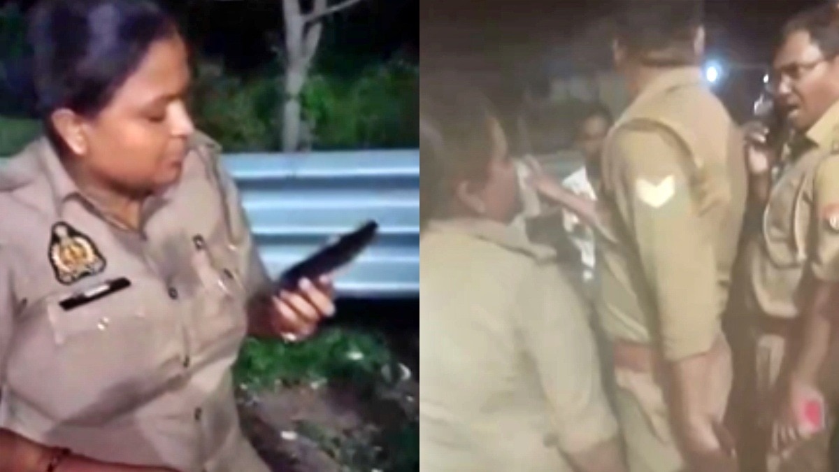 Kanpur: Female constable clashes with pilgrims, senior officer over helmet dispute