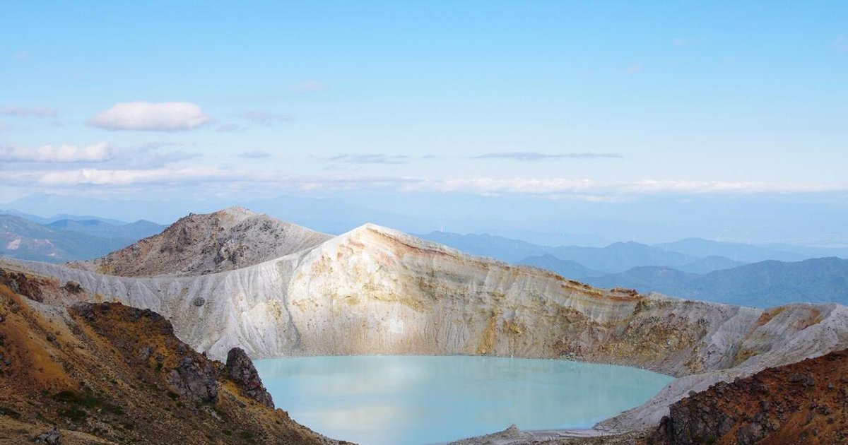 Japanese volcanic crater lake reopens to visitors after eight-year hiatus