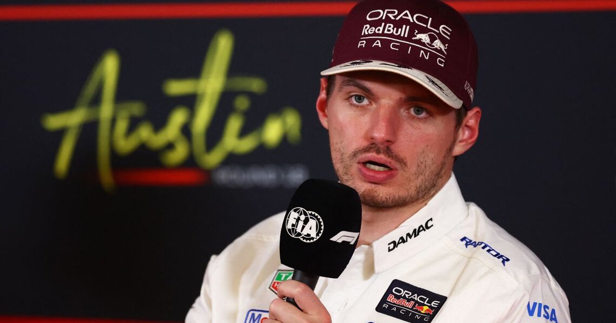 Verstappen acknowledges tactical misstep cost him at US Grand Prix