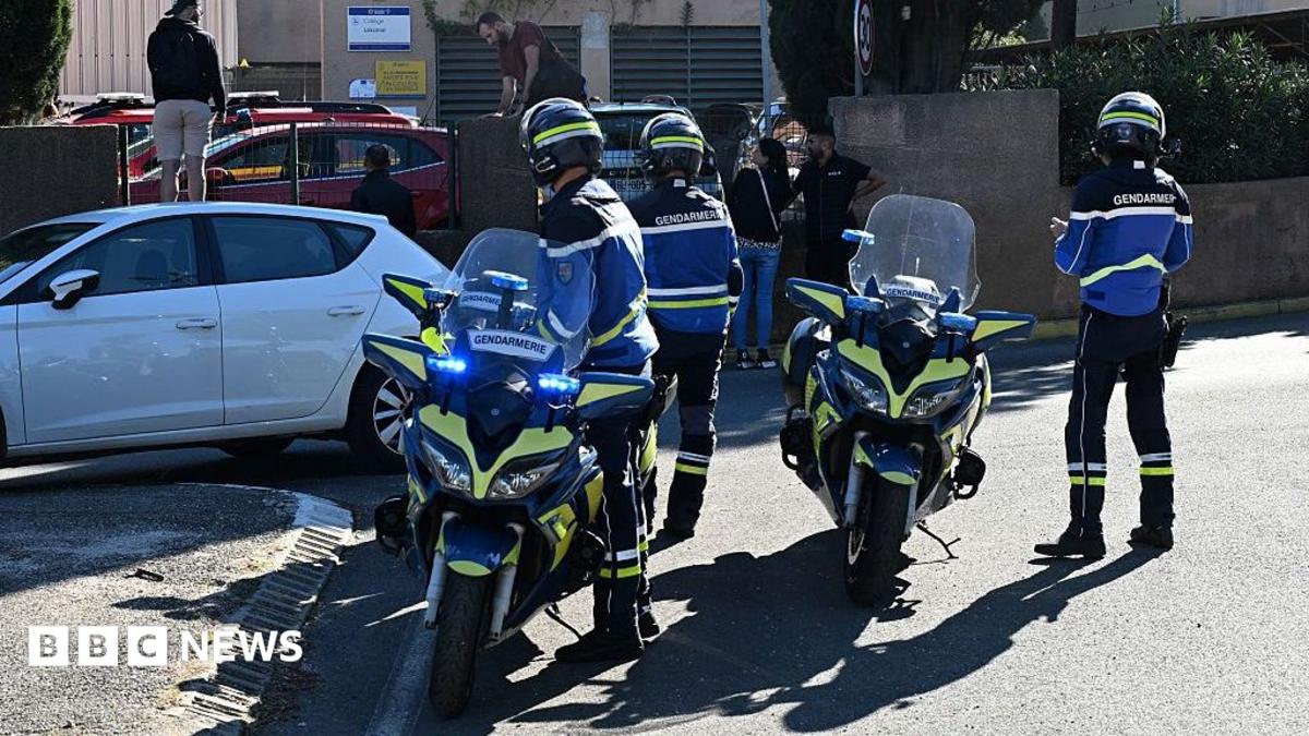 Teenager detained after shooting incident at French school injures two staff