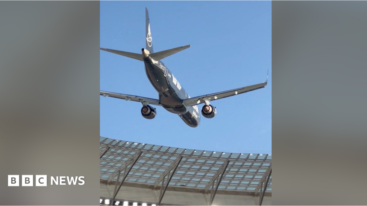 South African airline defends low-altitude formation flight over stadium