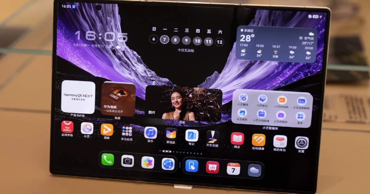 Huawei unveils dual-fold Mate XT2 smartphone with next-gen processor