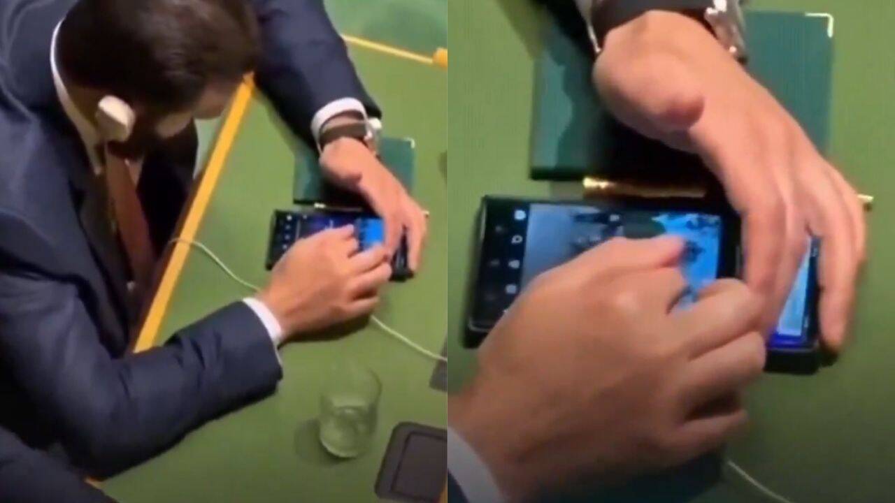 Syrian President Bashar al-Assad Seen Scrolling Instagram During UN Speech