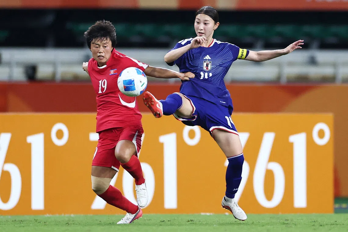 Japan's Shiokoshi urges fans to support women's football after Asian Games triumph