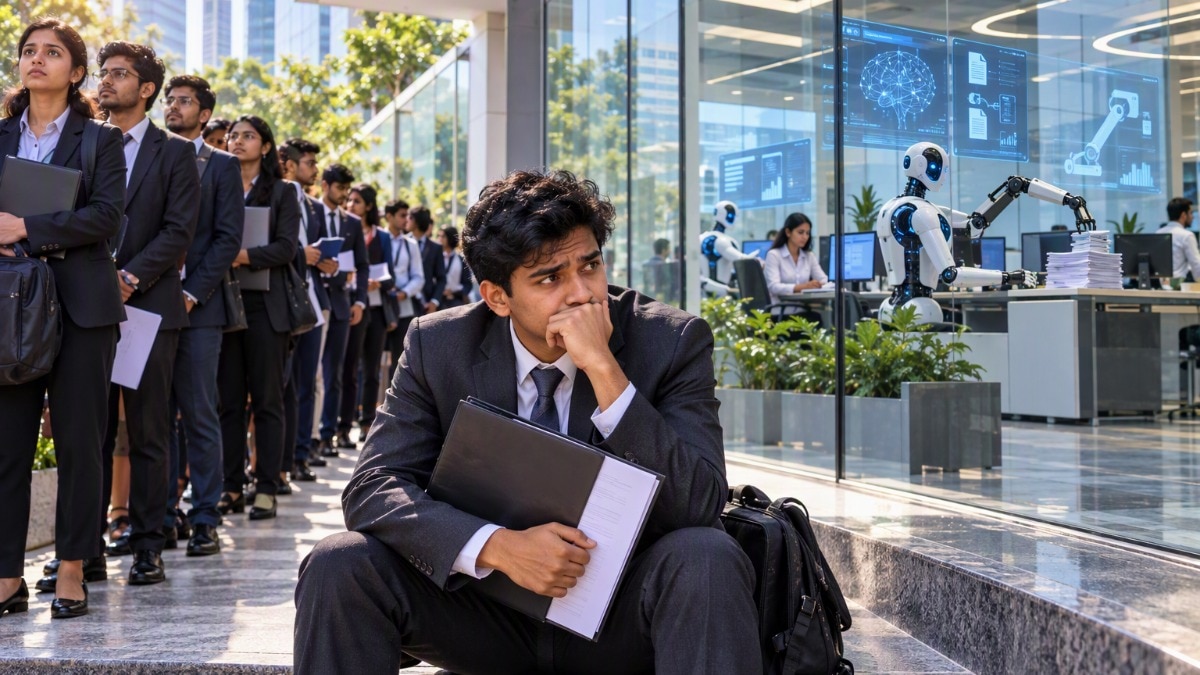 AI automation threatens entry-level jobs for India's tech freshers
