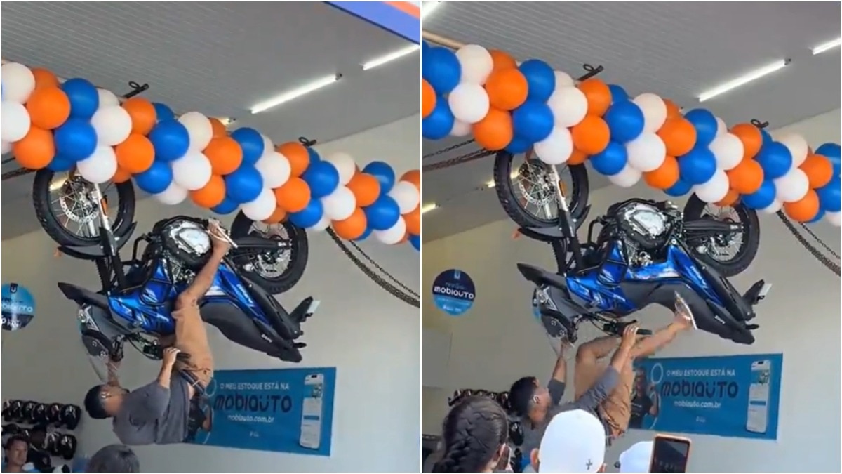 Indian bike dealer offers free motorcycle for ten-minute sitting challenge