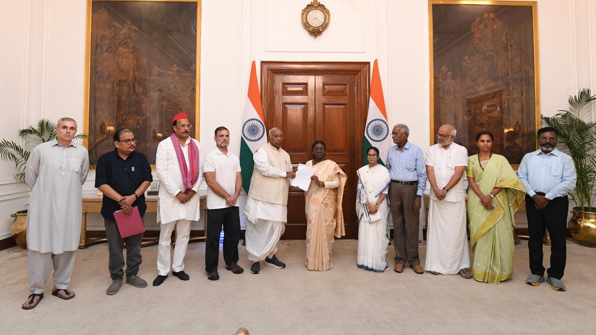 INDIA bloc petitions President to nullify recent Assembly elections