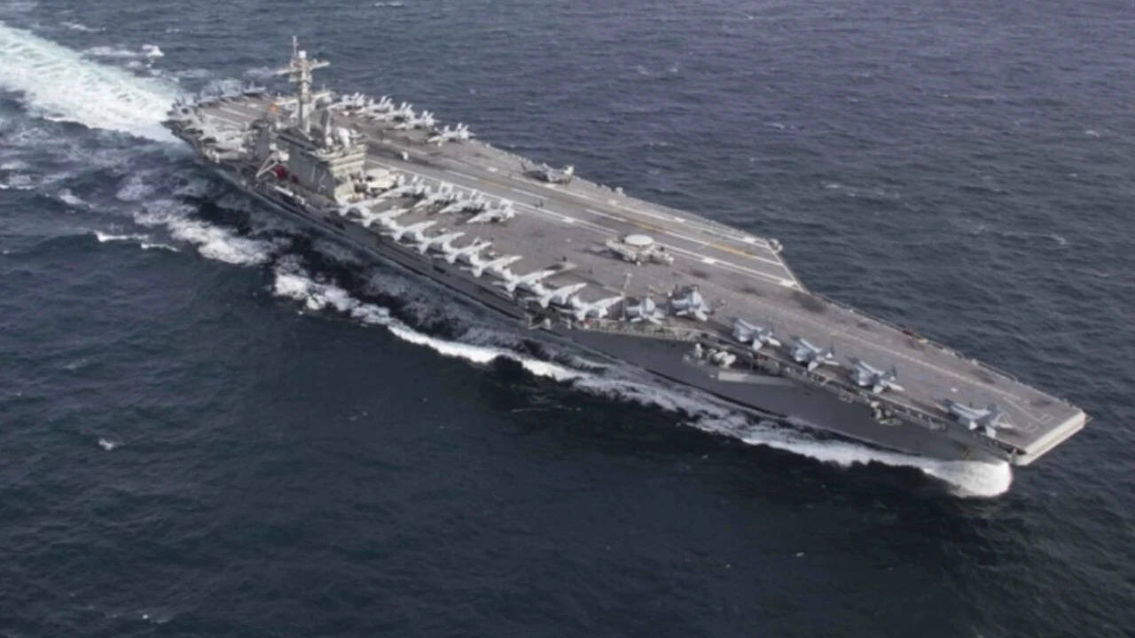 USS Abraham Lincoln heads home after extended Middle East deployment