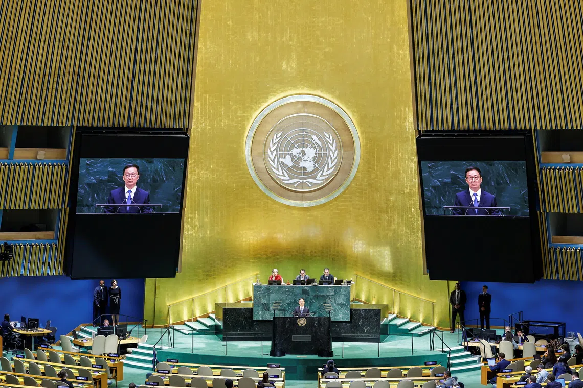 China challenges US on Iran, Cuba at UN General Assembly