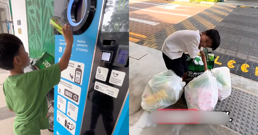 Singapore nine-year-old collects 200 beverage containers through recycling scheme