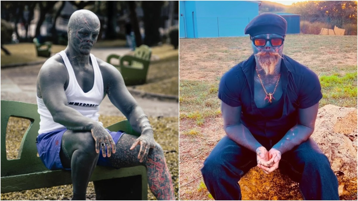 Body modification enthusiast transforms appearance through 15 years of tattoos