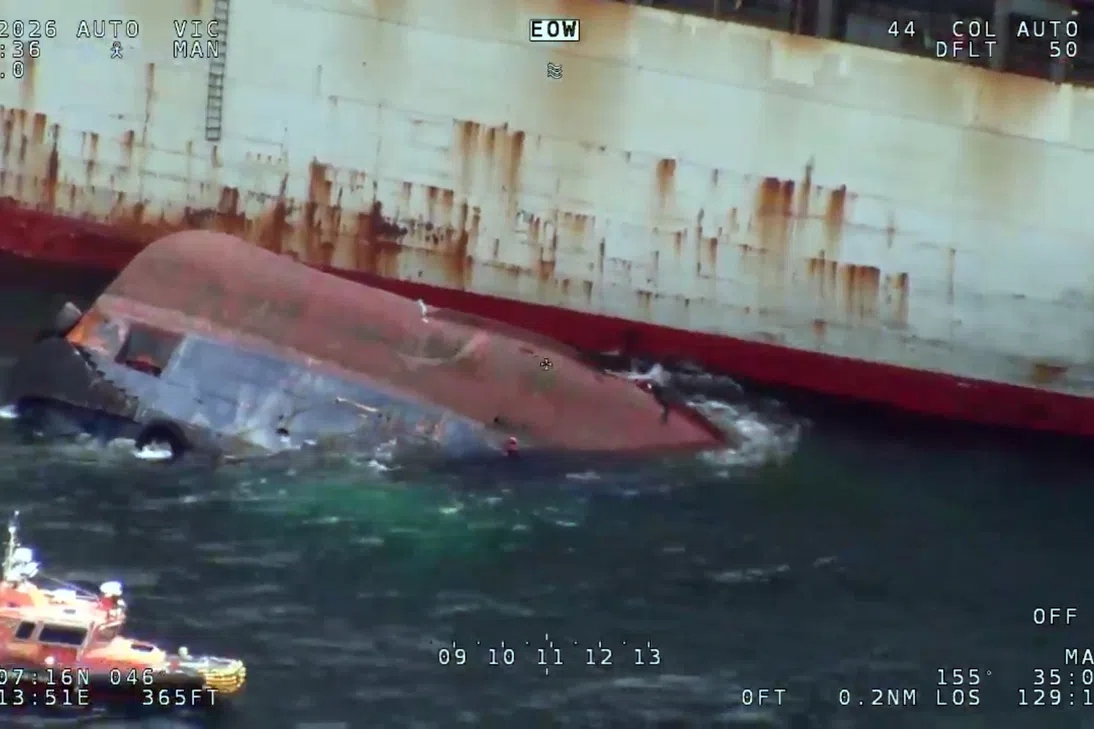 One dead, six missing after tugboat capsizes near Busan