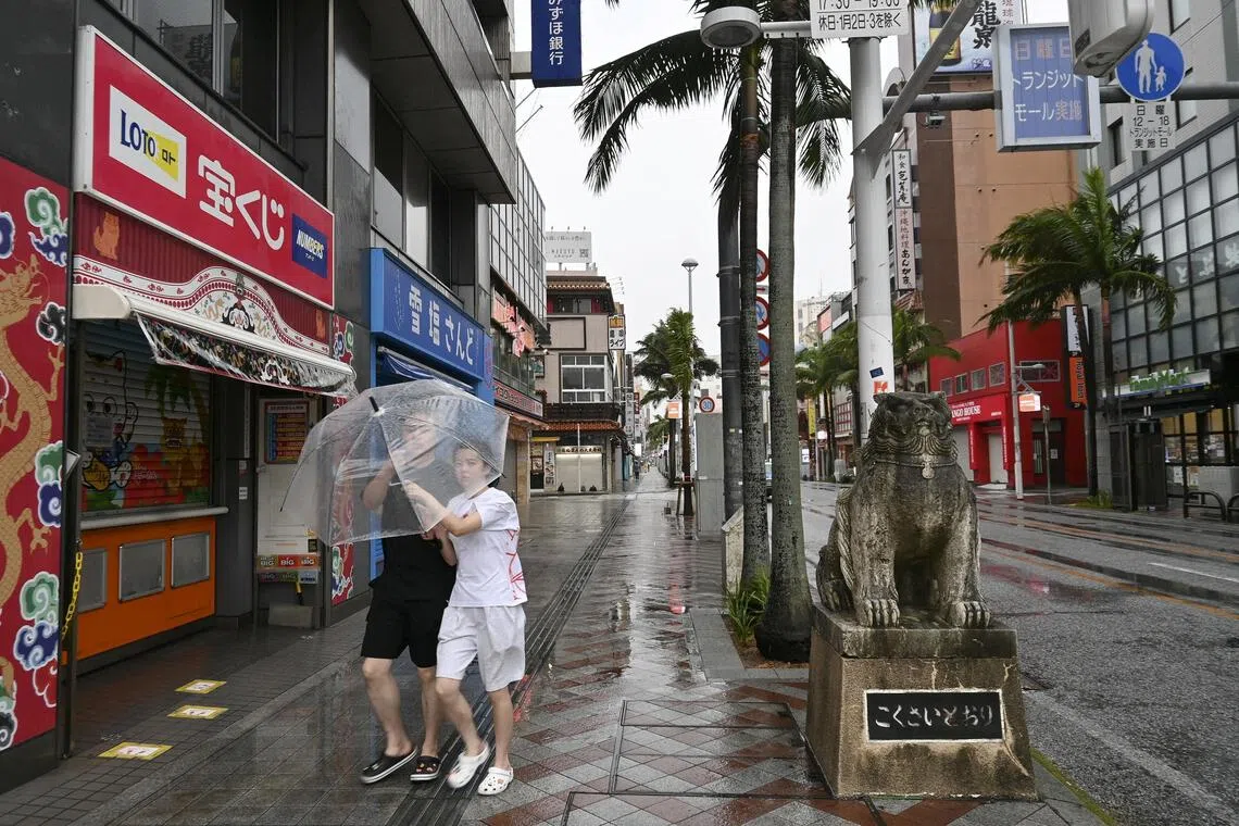 Typhoon disrupts hundreds of flights as it approaches Okinawa